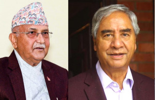 ओलीको नेतृत्वमा सरकार बनाउन कांग्रेस र एमालेबीच सहमति , प्रदेश भागबन्डामा लुम्बिनी एमालेलाई