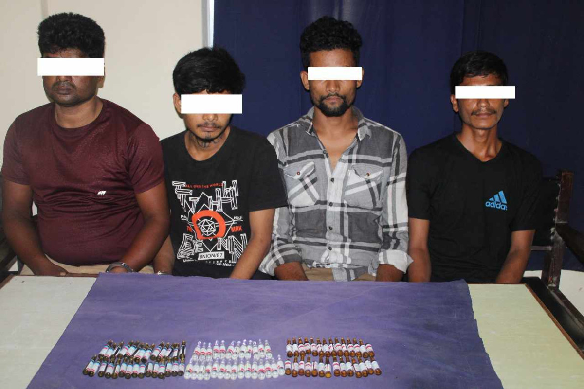 रामग्रामबाट लागुओैषधसहित चार जना युवक पक्राउ