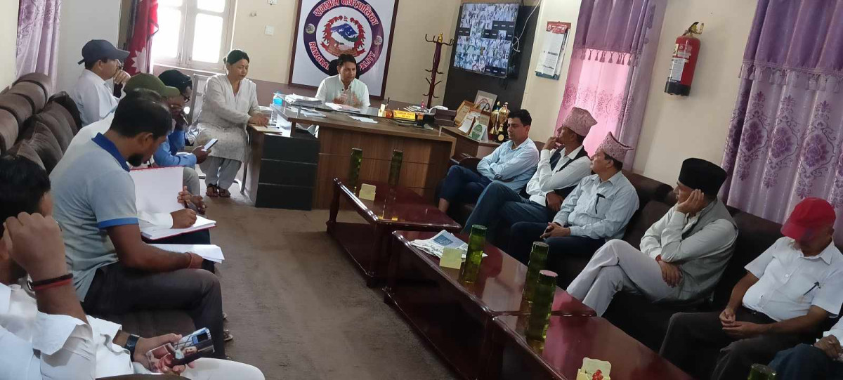 स्तुप क्षेत्रमा काम गर्न पुरातत्व विभागसँग समन्वय गरि काम अगाडी बढाइने निर्णय