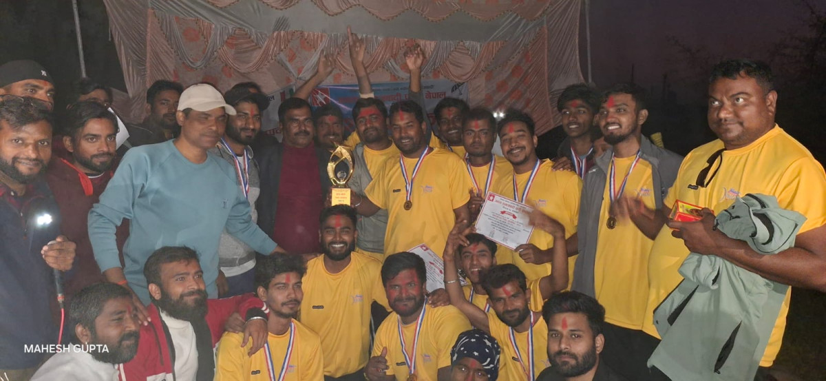 कर्णपथ जसपा सिद्धार्थनगर ६ वडा कपको विजेता