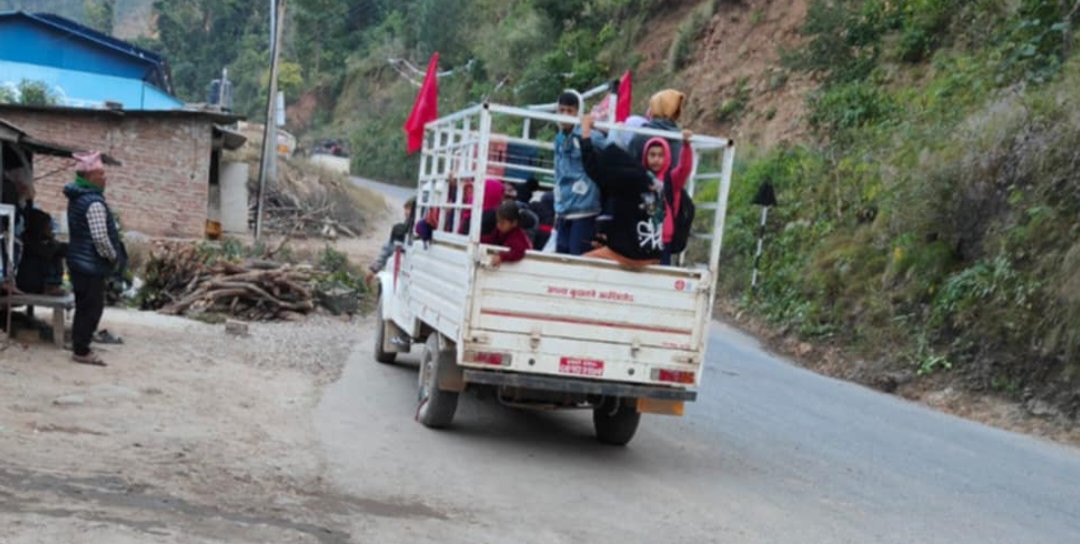 प्युठानमा कृषि अनुदानको गाडी भाडामा