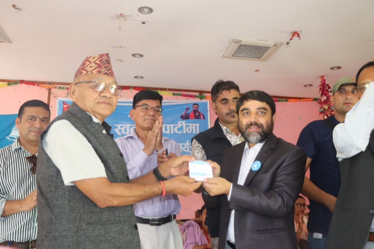 प्युठान कांग्रेसका उपसभापति रास्वपामा प्रवेश