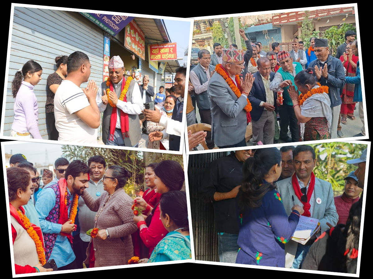 रुपन्देही २ : उम्मेद्वारहरु घरदैलोमा व्यस्त, आवश्वासन र प्रतिबद्धता बाँढ्दै उम्मे्‌वारहरु